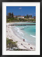 Framed Cuba, Havana, Playas del Este, Playa Jibacoa beach