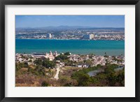 Framed Cuba, Matanzas, City and Bahia de Matanzas Bay