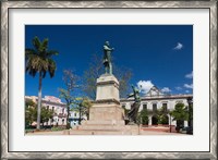 Framed Cuba, Matanzas, Parque Libertad, Monument