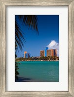 Framed Cuba, Matanzas, Varadero Beach, Hotel Playa Caleta