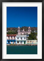 Framed Cuba, Matanzas, Waterfront, Bahia de Matanzas Bay (vertical)