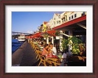 Framed Willemstad Waterfront, Curacao, Caribbean