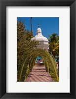 Framed Gazebo path, Riu Palace, Bavaro, Higuey, Punta Cana, Dominican Republic