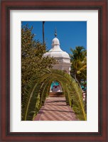 Framed Gazebo path, Riu Palace, Bavaro, Higuey, Punta Cana, Dominican Republic
