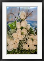 Framed Wedding floral centerpiece, Bavaro, Higuey, Punta Cana, Dominican Republic