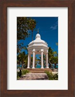 Framed Wedding gazebo, Riu Palace, Bavaro Beach, Higuey, Punta Cana, Dominican Republic