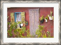 Framed Fisherman's House on Malendure Beach, Basse-Terre, Guadaloupe, Caribbean