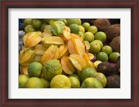 Framed Star Fruit and Citrus Fruits, Grenada, Caribbean