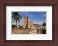 Framed Fort Ozama, Santo Domingo, Dominican Republic, Caribbean
