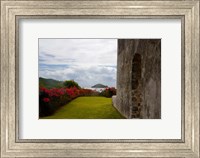 Framed Ruins at Chateau Dubuc, Caravelle Peninsula, Martinique, French Antilles, West Indies
