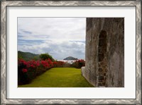 Framed Ruins at Chateau Dubuc, Caravelle Peninsula, Martinique, French Antilles, West Indies