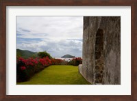 Framed Ruins at Chateau Dubuc, Caravelle Peninsula, Martinique, French Antilles, West Indies