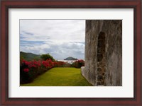 Framed Ruins at Chateau Dubuc, Caravelle Peninsula, Martinique, French Antilles, West Indies