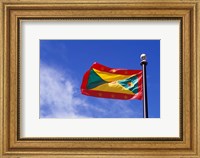 Framed National Flag of Grenada, Caribbean