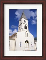 Framed St Henri Cathedral, Anse D'Arlet, Martinique, French West Indies, Caribbean
