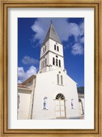 Framed St Henri Cathedral, Anse D'Arlet, Martinique, French West Indies, Caribbean