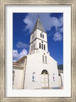 Framed St Henri Cathedral, Anse D'Arlet, Martinique, French West Indies, Caribbean