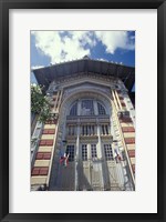 Framed Biblioteque Schoekher, Fort De  Martinique, Caribbean