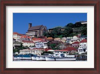 Framed Boats in Harbor, St George, Grenada, Caribbean