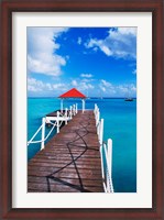 Framed Dock in St Francois, Guadeloupe, Puerto Rico