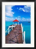 Framed Dock in St Francois, Guadeloupe, Puerto Rico