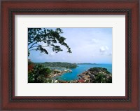 Framed View from Mountain of St Georges, Grenada, Caribbean