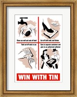 Framed Win With Tin