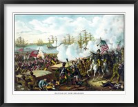 Framed Battle of New Orleans, 1812