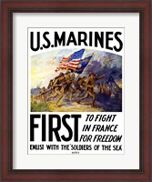 Framed US Marines First