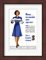 Framed Women's Army Corps