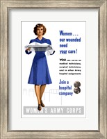 Framed Women's Army Corps