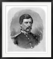 Framed Union General George McClellan
