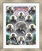 Framed Most Celebrated African American Leaders