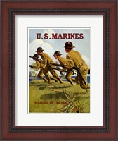 Framed U.S. Marines - Soldiers of the Sea