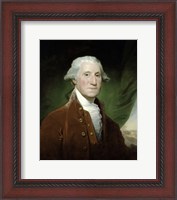 Framed Digitally Restored Vector Painting of George Washington