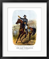 Framed General Ulysses S Grant on Horseback