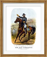 Framed General Ulysses S Grant on Horseback