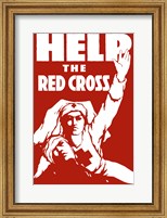 Framed Help the Red Cross