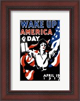 Framed Wake Up America Day