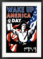 Framed Wake Up America Day