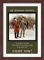 Framed Veteran's Farewell