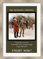 Framed Veteran's Farewell
