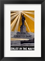 Framed Enlist in the Navy