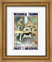 Framed Mechanical training - Enlist in the Air Service