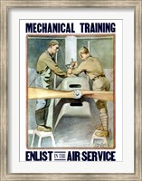 Framed Mechanical training - Enlist in the Air Service