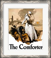 Framed Comforter - Red Cross