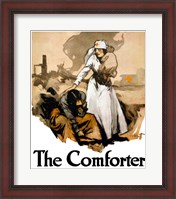 Framed Comforter - Red Cross