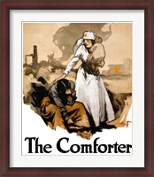 Framed Comforter - Red Cross