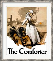 Framed Comforter - Red Cross