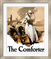 Framed Comforter - Red Cross